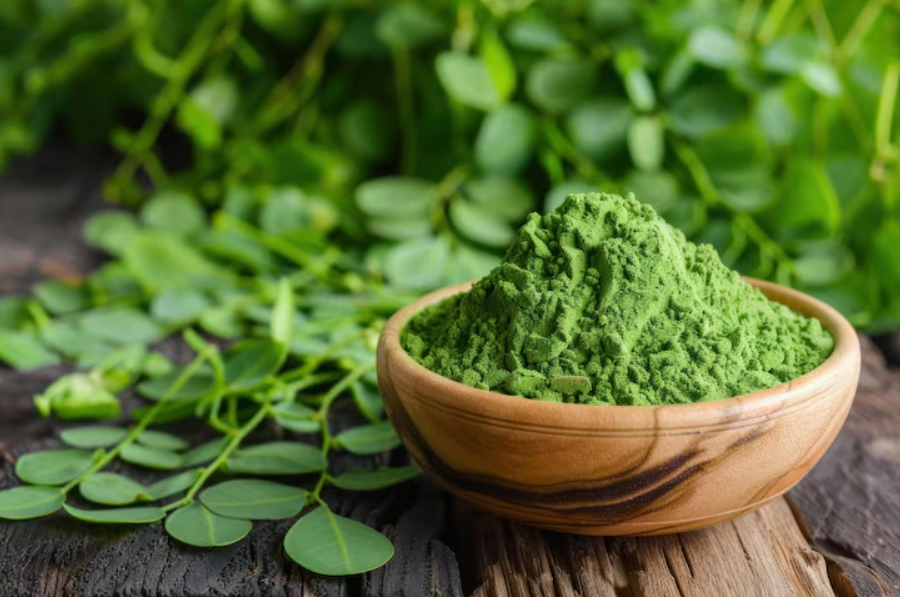Moringa herbal wellness powder and supplement